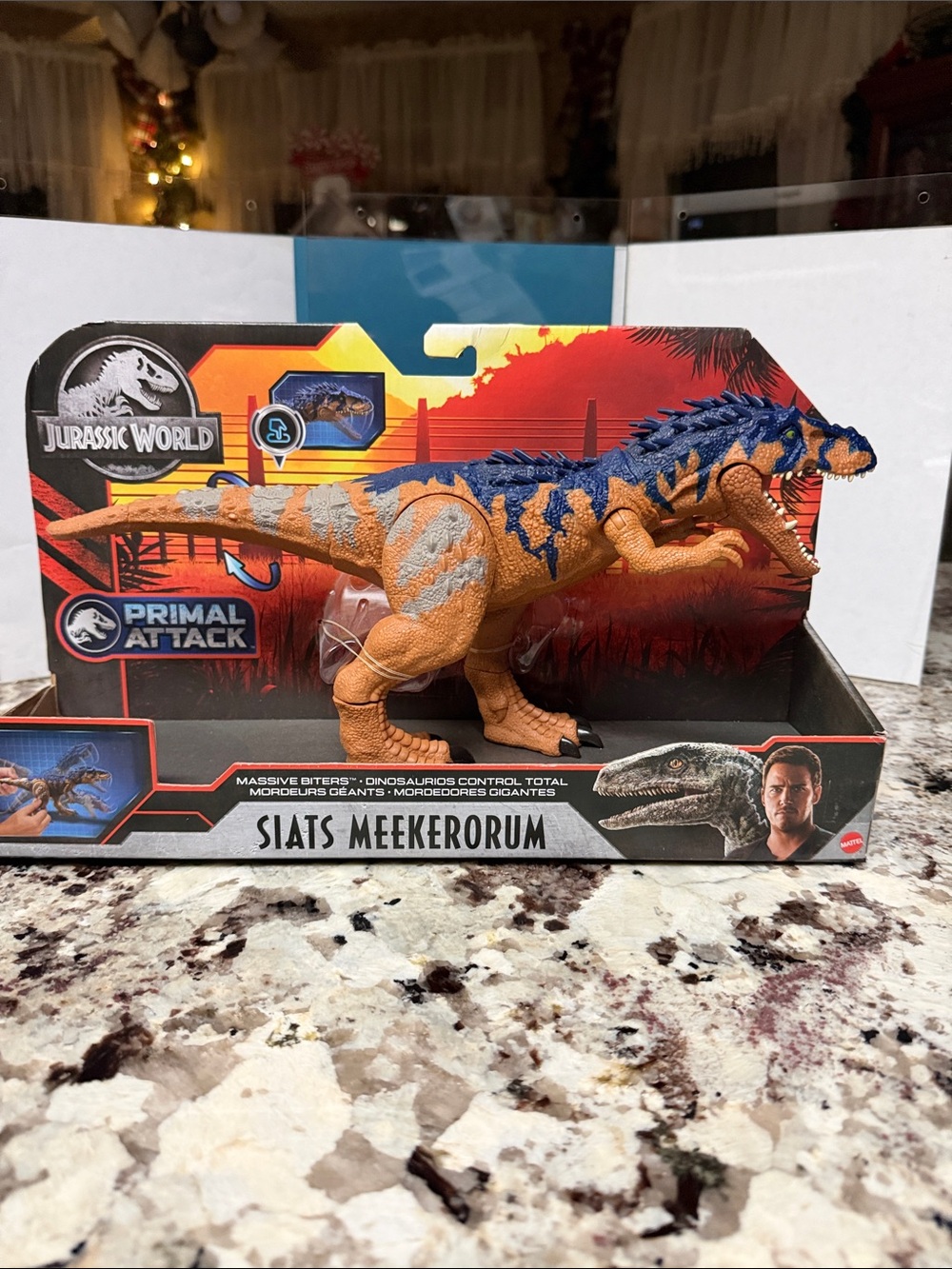 Mattel Jurassic World Siats Meekerorum Massive Biters